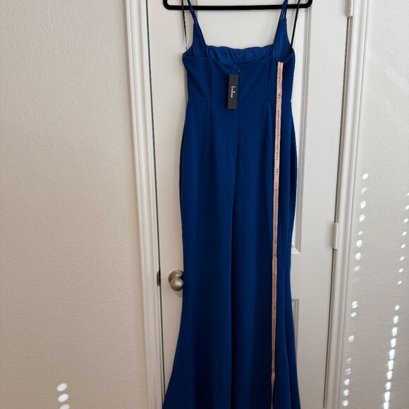 Lulus Imre Royal Blue Sleeveless Mermaid Maxi Dress - Size M - Picture 5 of 5